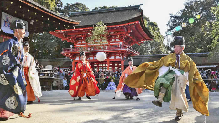 Japonia - współczesny mecz w kemari