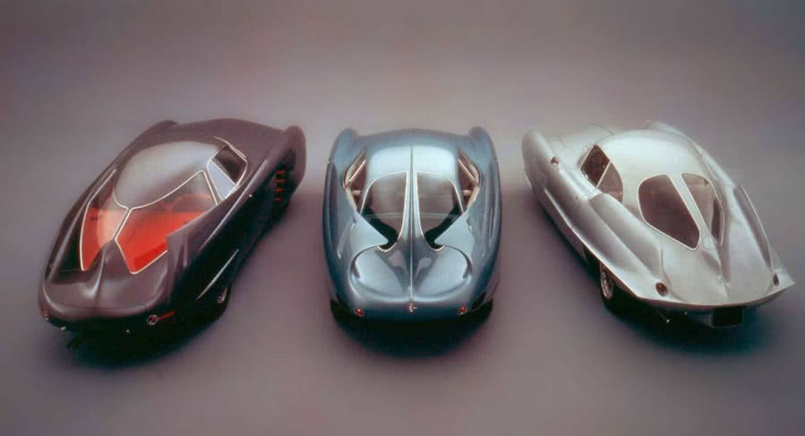 Alfa Romeo BATcars From left BAT 5 BAT 7 BAT 9