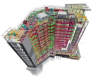  Obraz wizualizacji w Building Information Modeling